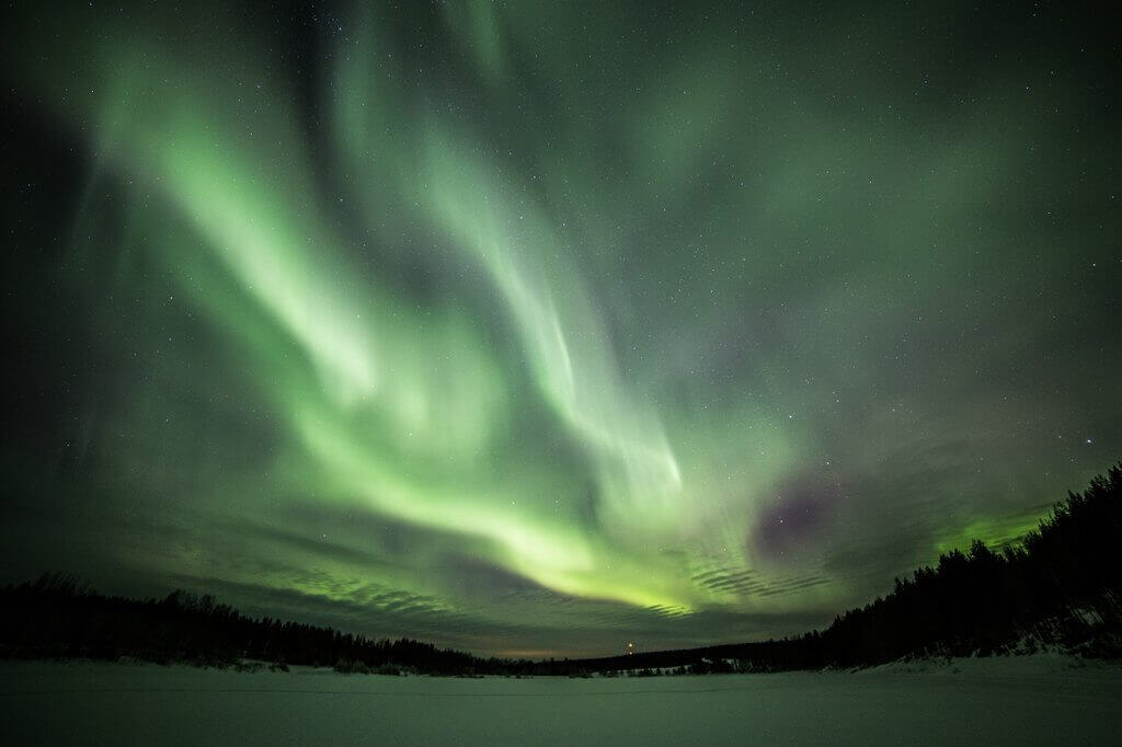 Northern Lights in Rovaniemi Lapland Finland photo by Juho Uutela